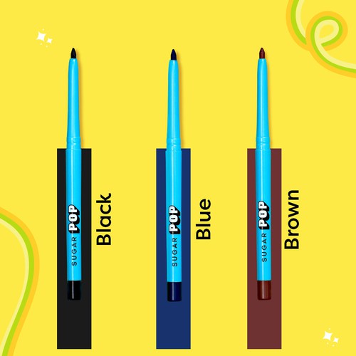Longwear Kajal set of 3 (Black + Blue + Brown)
