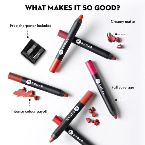 Matte As Hell Crayon Lipstick Minis Set of 3