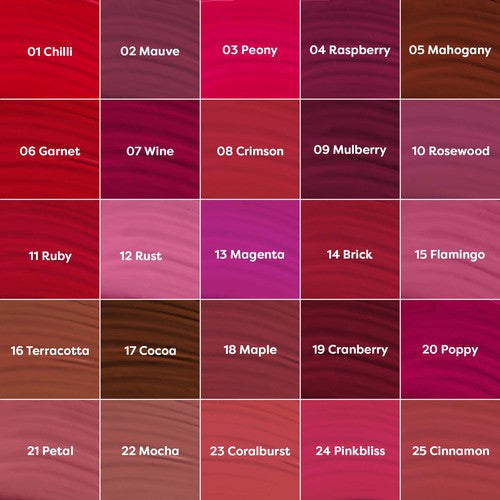 Set of 3 Matte Lipcolour