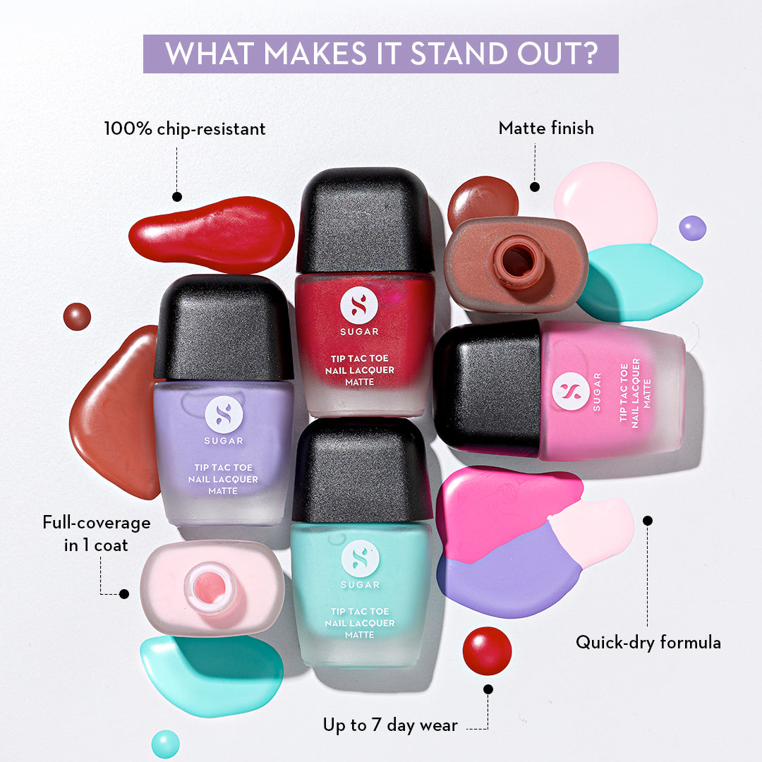 Tip Tac Toe Nail Lacquer Matte (Kit)