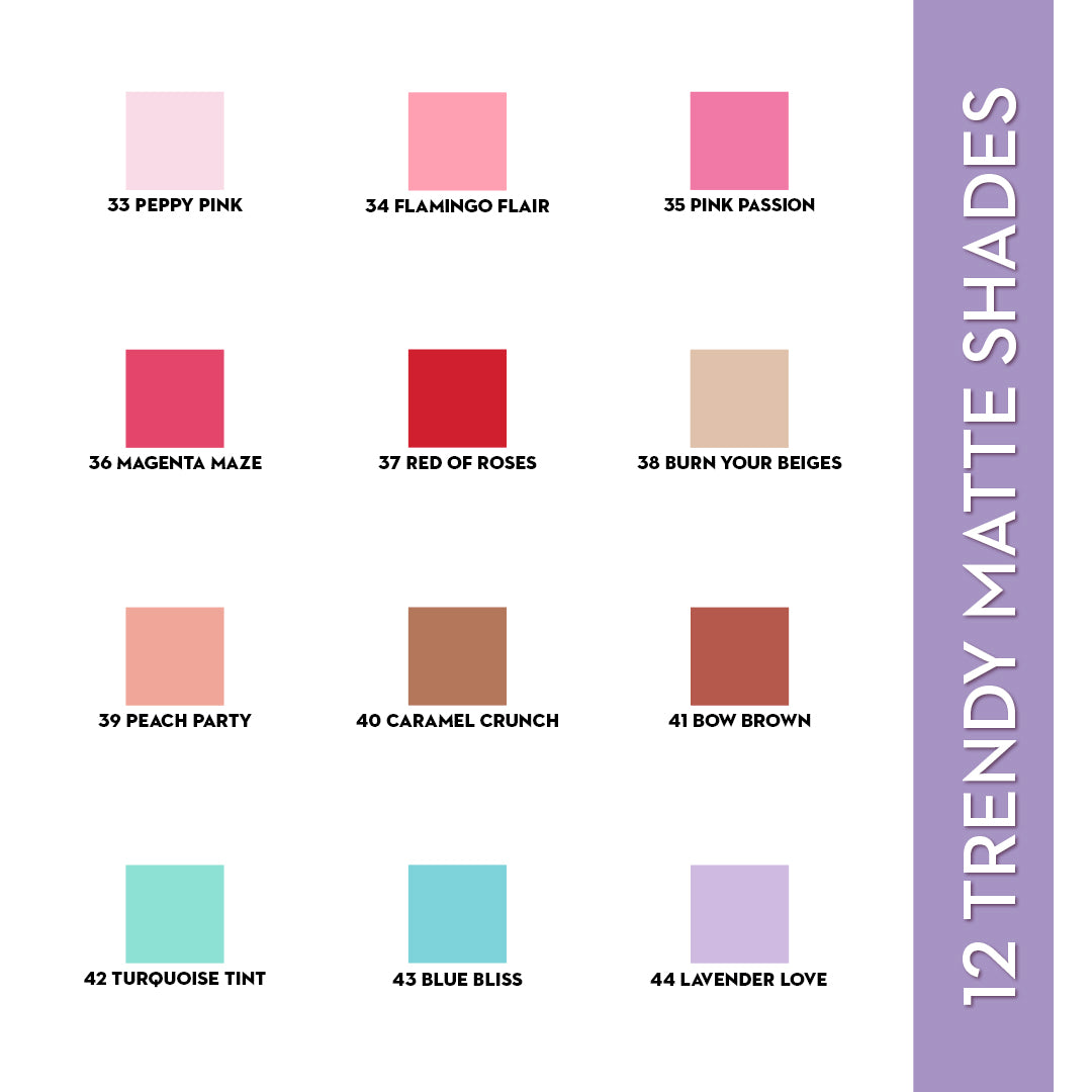 Tip Tac Toe Nail Lacquer Matte (Kit)